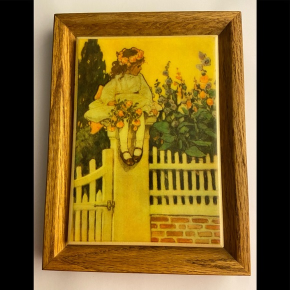 Vintage Framed Tile Chronicles of Rhoda
Art Pic Glossy At Free Standing Frame - Picture 13 of 16